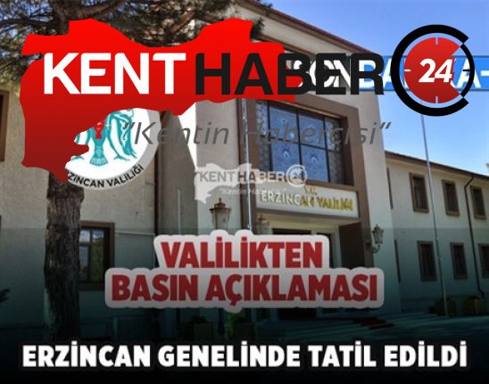 Erzincan Valiliği İl Basın ve Halkla İlişkiler Müdürlüğü tarafından yapılan