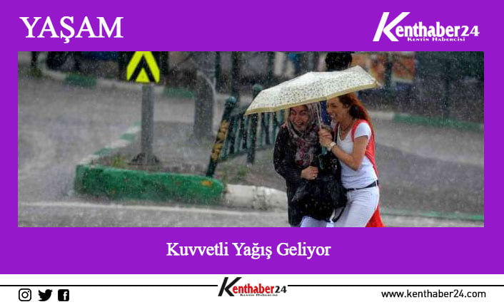 Meteorolojiden Bayburt ve Erzincan için kuvvetli yağış uyarısında bulunuldu.