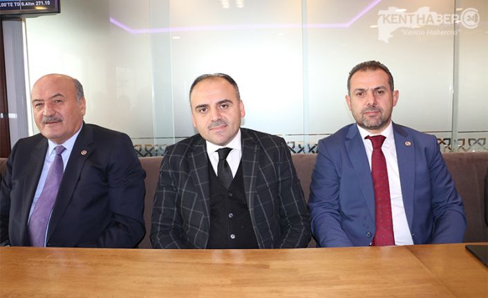 Erzincan Milletvekilleri Süleyman Karaman ve Burhan Çakır, Erzincan Şeker Makine