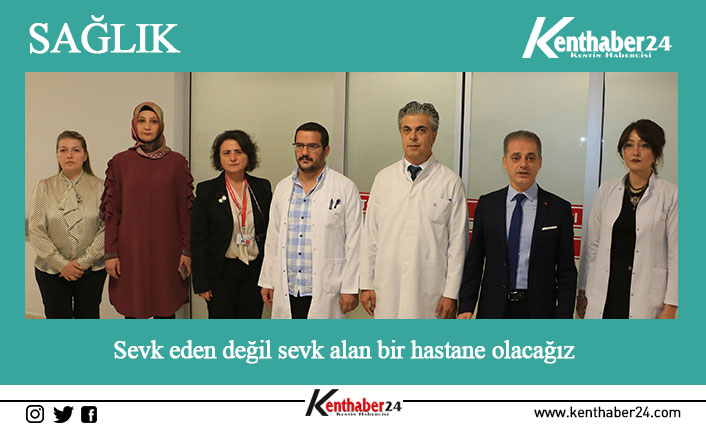 Erzincan Sağlık Müdürü Dr. Cihan Tekin, Mengücek Gazi Eğitim ve