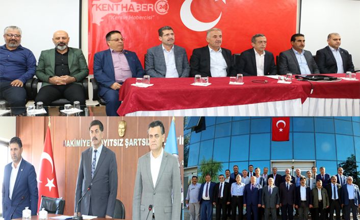 Erzincan Belediyesi Meclisi'nin AK Parti, MHP, CHP ve İYİ parti