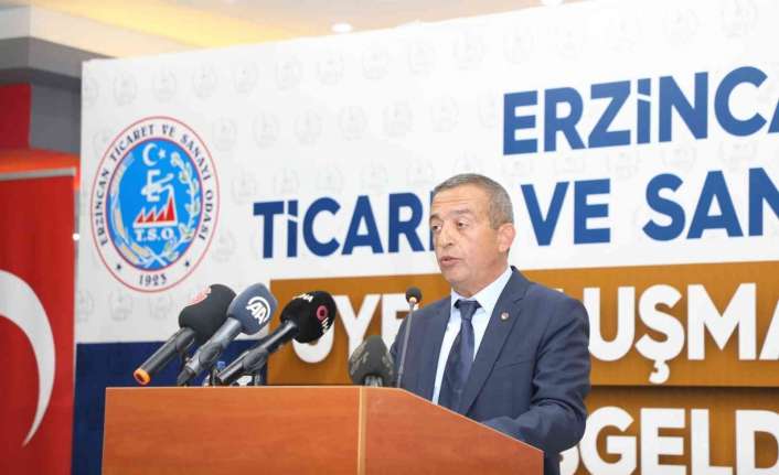 Erzincan Ticaret ve Sanayi Odası tarafından düzenlenen ‘Üyeler Buluşması’ programında