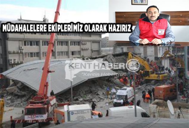 Erzincan Türk Kızılay’ı Şube başkanı Volkan Burak Mumcu, Erzincan Depreminin