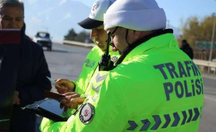 ERZİNCAN’DA İL GENELİNDE TRAFİK EKİPLERİNCE 15 GÜN İÇERİSİNDE YAPILAN DENETİM