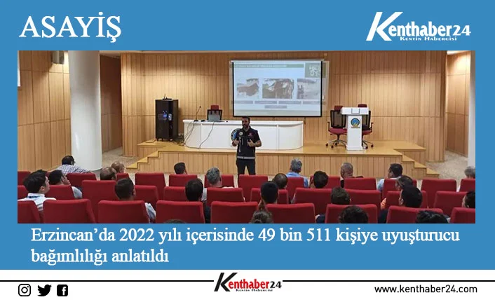 Erzincan’da ’’En İyi Narkotik Polisi: Anne’’ projesi çerçevesinde Narkotik Suçlarla