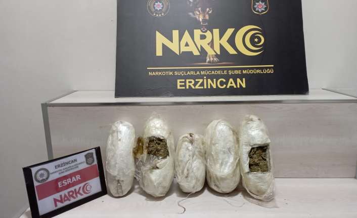 Erzincan İl Emniyet Müdürlüğü Narkotik Suçlarla Mücadele Şube Müdürlüğü ile