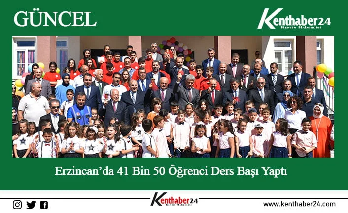 2022-2023 eğitim öğretim yılı bugün çalınan zille başladı. Erzincan’da 41