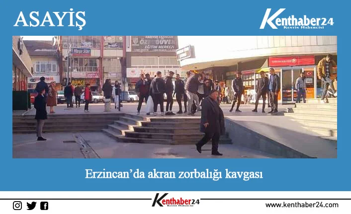 Erzincan’da 16-18 yaş grubu gençler arasında akran zorbalığı yüzünden çıkan