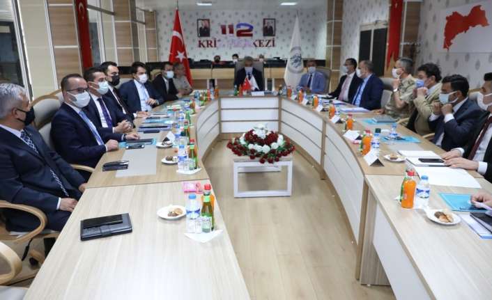 İl Güvenlik ve Asayiş Koordinasyon ile Kaymakamlar toplantısı, Vali Mehmet