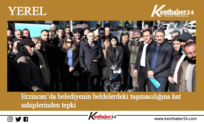 Erzincan Belediyesi tarafından 9 belde ve 3 köyde başlatılan taşımacılığa,