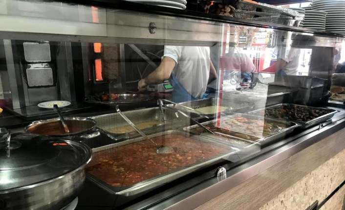 Erzincan Esnaf Sanatkârlar Odaları Birliğince alınan kararla lokantalarda müşterilere sunulan