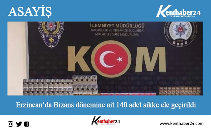 Erzincan’da yapılan uygulama ve denetimler sonucunda İl Emniyet Müdürlüğü Kaçakçılık