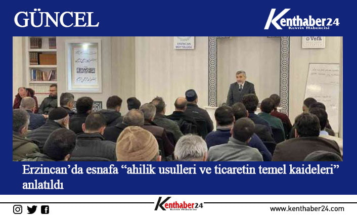 Erzincan İl Müftülüğü Gençlik Hizmetleri koordinatörlüğünce Diyanet Gençlik Merkezi’nde düzenlenen