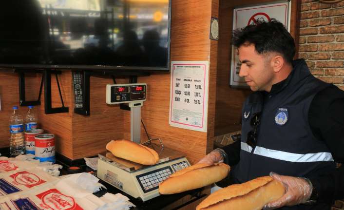 Erzincan il genelinde ekmek gramaj ve fiyat değişikliğinin ardından denetimleri