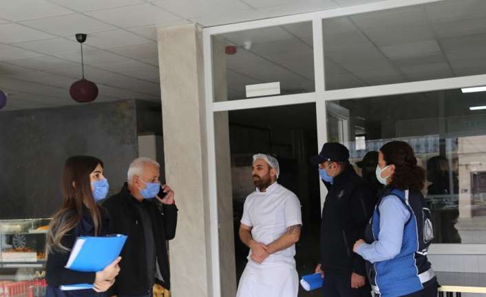 Erzincan’da Zabıta Müdürlüğü ekipleri, fırın, pastane ve unlu mamulleri imalathanelerinde