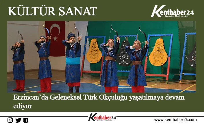 Erzincan Gençlik Merkezi’nde Geleneksel Türk Okçuluğu eğitimleri devam ediyor.
