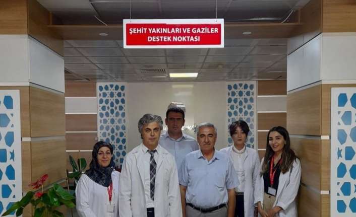 Erzincan Mengücek Gazi Eğitim ve Araştırma Hastanesi’nde şehit yakınlarına ve