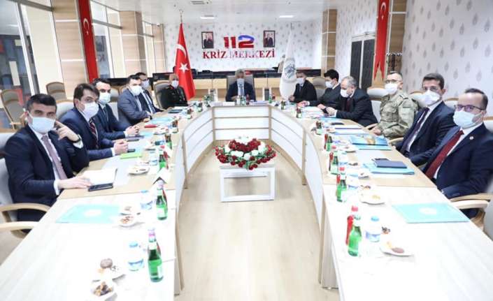 Erzincan Vali Mehmet Makas başkanlığında İl Güvenlik ve Asayiş Koordinasyon