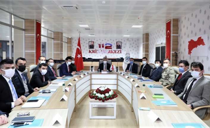 Erzincan’da Vali Mehmet Makas başkanlığında İl Güvenlik ve Asayiş Koordinasyon