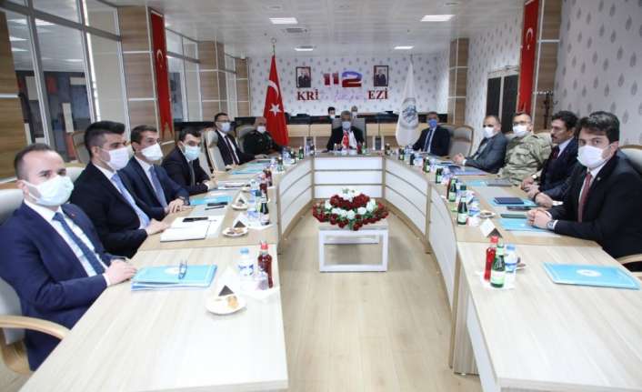 Erzincan’da, İl Güvenlik ve Asayiş Koordinasyon Toplantısı ile Kaymakamlar Toplantısı
