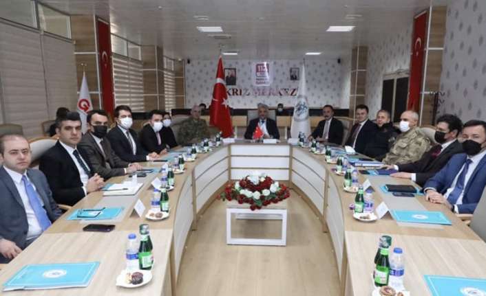 Erzincan’da İl Güvenlik ve Asayiş Koordinasyon Toplantısı ile Kaymakamlar Toplantısı