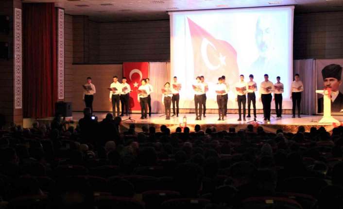 Erzincan’da 12 Mart İstiklal Marşı’nın kabul edilişinin 101’nci yıldönümü ve