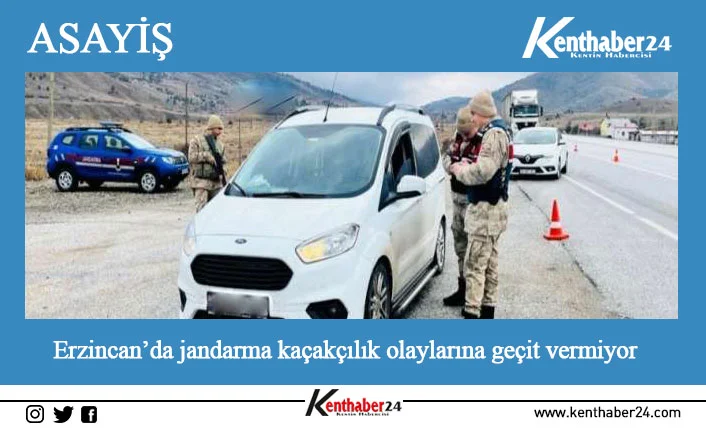 Erzincan İl Jandarma Komutanlığı ekiplerince geçtiğimiz aralık ayında yapılan arama