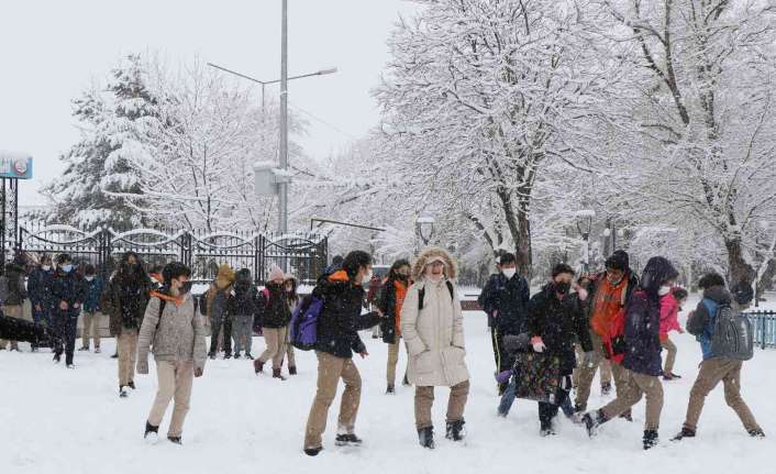 Kar dolayısıyla Erzincan’ın Tercan