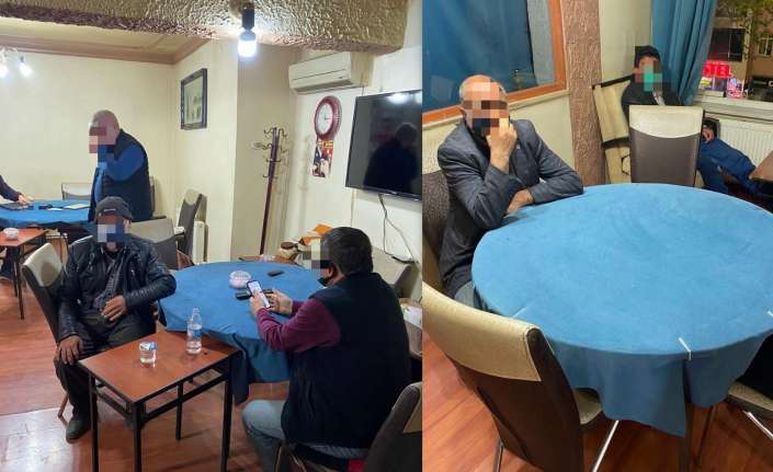 Erzincan’da tam kapanma kararı uygulamaya konulduktan sonra bir iş yerinde