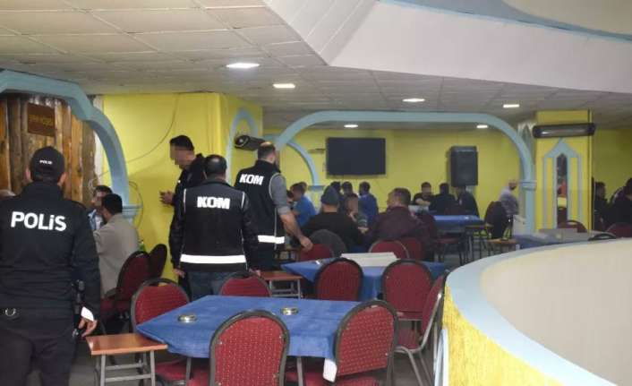 Erzincan emniyeti il genelinde “Kumar, Tombala ve Oyun Makineleri” uygulaması