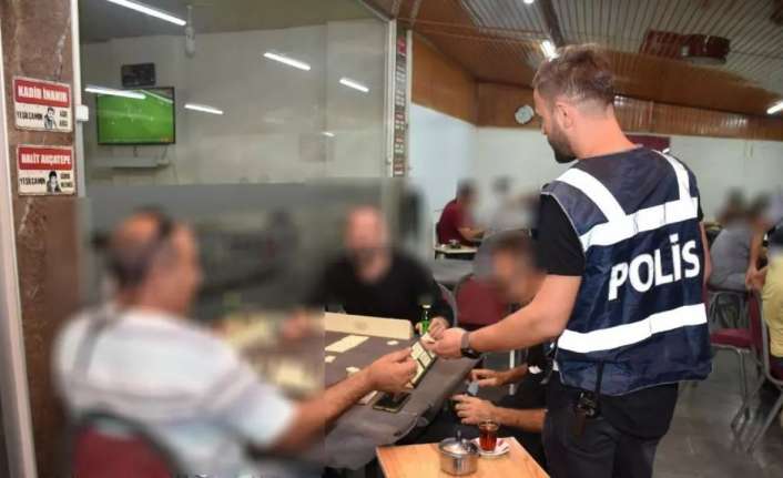 Erzincan polisi il ve ilçelerde "Kumar, Tombala ve Oyun Makineleri"