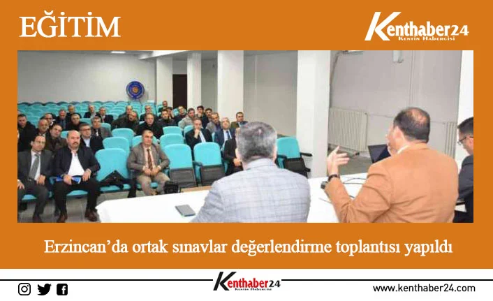 Erzincan Merkez ilçede görev yapan lise ve ortaokul müdürleri ile