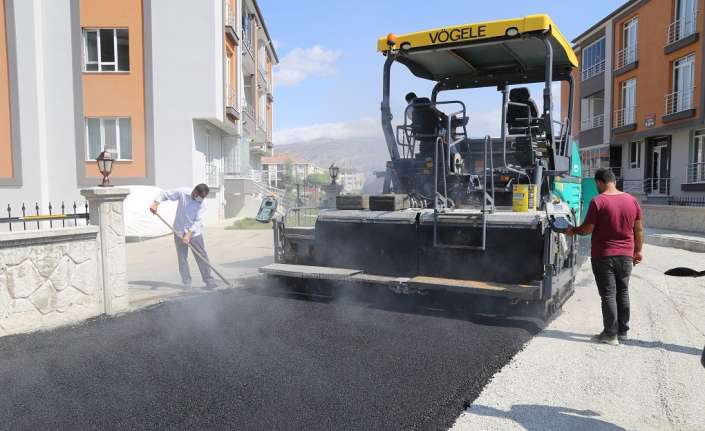Erzincan Belediyesi sıcak asfalt