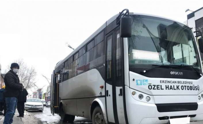 Erzincan’da toplu taşıma ücretlerine zam yapıldı. Can Kart kullanan öğrencilerin