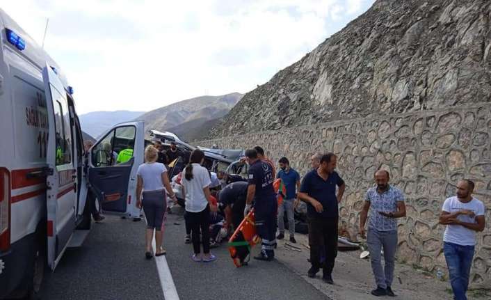Erzincan’da meydana gelen trafik