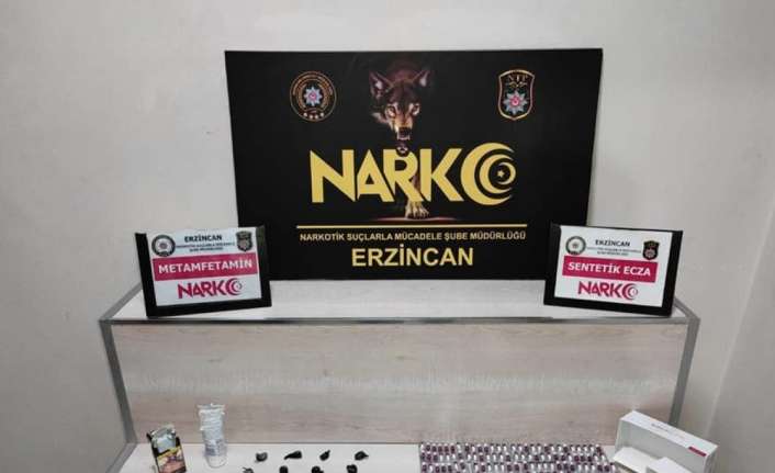 Erzincan’da uyuşturucu kullanıcıları ve satıcılarına yönelik operasyonda gözaltına alınan 3