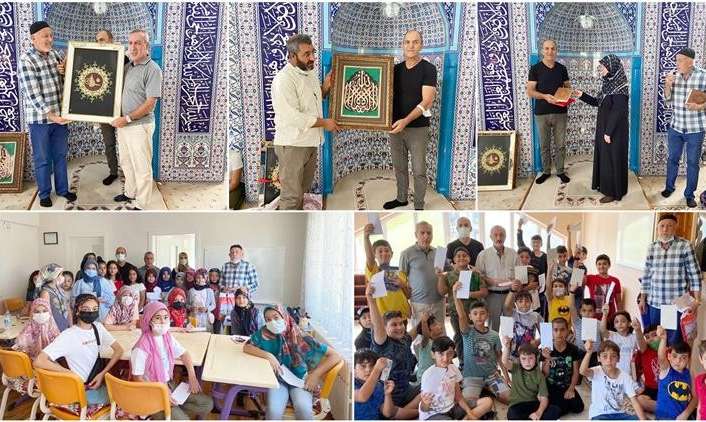 Yavuz Selim Mahalle Camiinde Yaz Kur’an Kursu Kapanış programı düzenlendi.