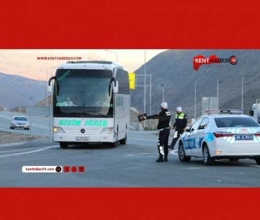 Erzincan’da Bölge Trafik Denetleme