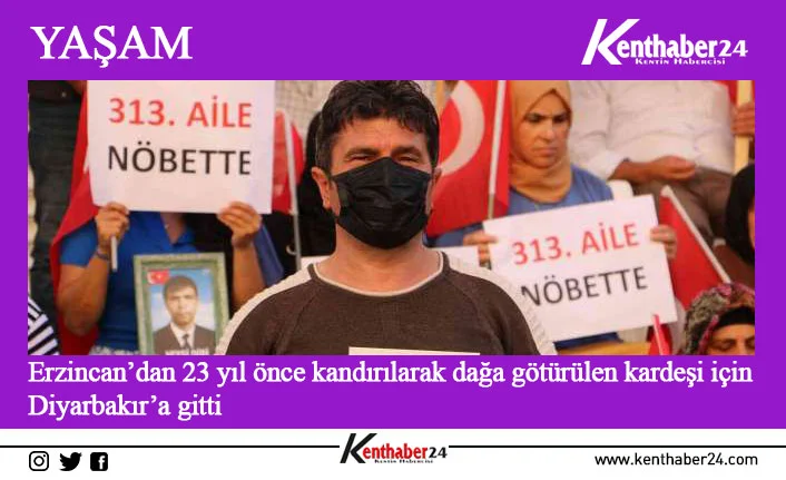 Erzincan’dan 23 yıl önce kandırılarak dağa götürülen kardeşi için Ali