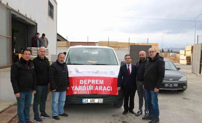 Erzincan’da faaliyet gösteren yumurta üretici işletmeleri tarafından 850 koli yumurta
