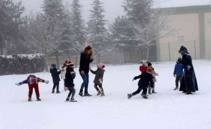 Erzincan’da kar yağışı nedeniyle