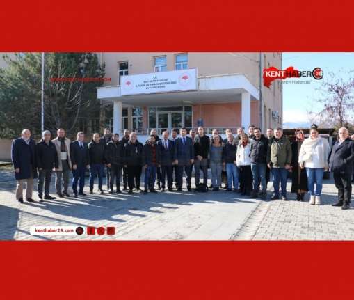 Erzincan Vali Yardımcısı Yusuf İzci ve İl Tarım ve Orman