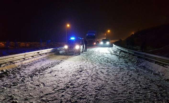 Erzincan’ın yüksek kesimlerinde kar