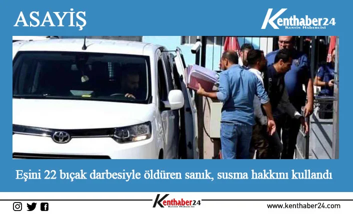 Erzincan’da geçtiğimiz eylül ayında 2 çocuk annesi eşini 22 bıçak