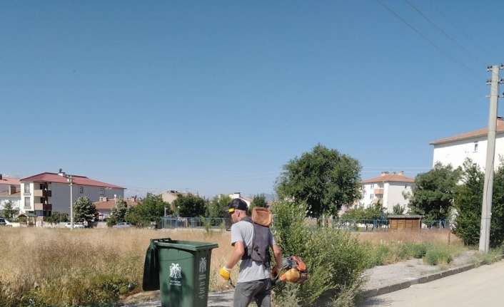 Erzincan’da belediye tarafından şehir genelinde başlatılan genel temizlik çalışmaları devam