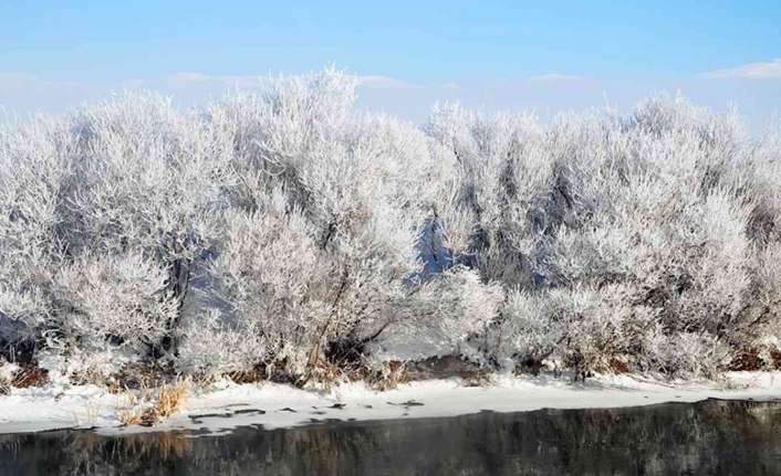 Doğu Anadolu Bölgesi’nde soğuk hava etkisi etkisini artırdı. Ardahan’ın Göle