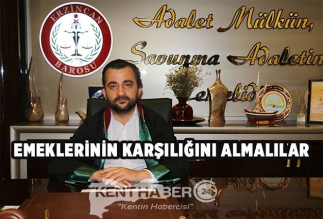 Erzincan Baro başkanı Av. Âdem Aktürk 1 Mayıs Emek ve
