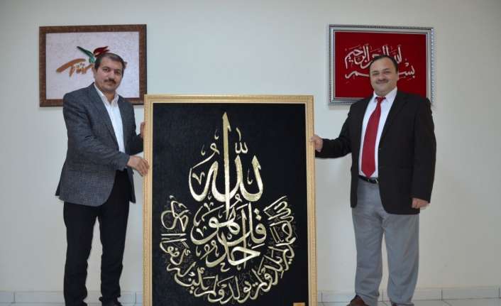 Erzincan’ın Tercan ilçesi Halk Eğitim Merkezi el sanatları öğrencilerinin el