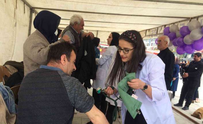 İnme Haftası etkinlikleri çerçevesinde EBYÜ Sağlık Bilimleri Fakültesi İç Hastalıkları
