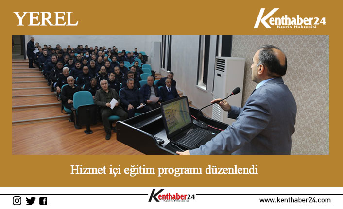 Erzincan Belediye Başkanlığı İnsan Kaynakları Eğitim Müdürlüğü tarafından Hizmet İçi